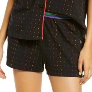ROOM SERVICE Women's Rainbow dots  pajama Shorts